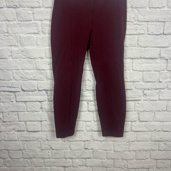 Alfani Burgundy Ankle Pant - Picture 3 of 7